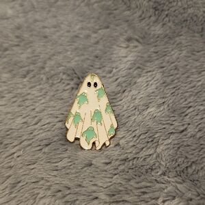 Ghost enamel pin